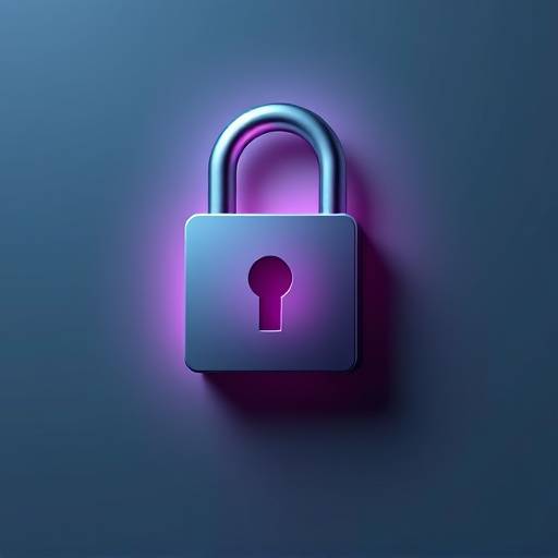 Ein Schloss-Symbol, das den Schutz der Privatsphäre darstellt