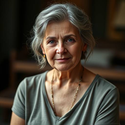Porträt von Anna Meier, Schauspiellehrerin.